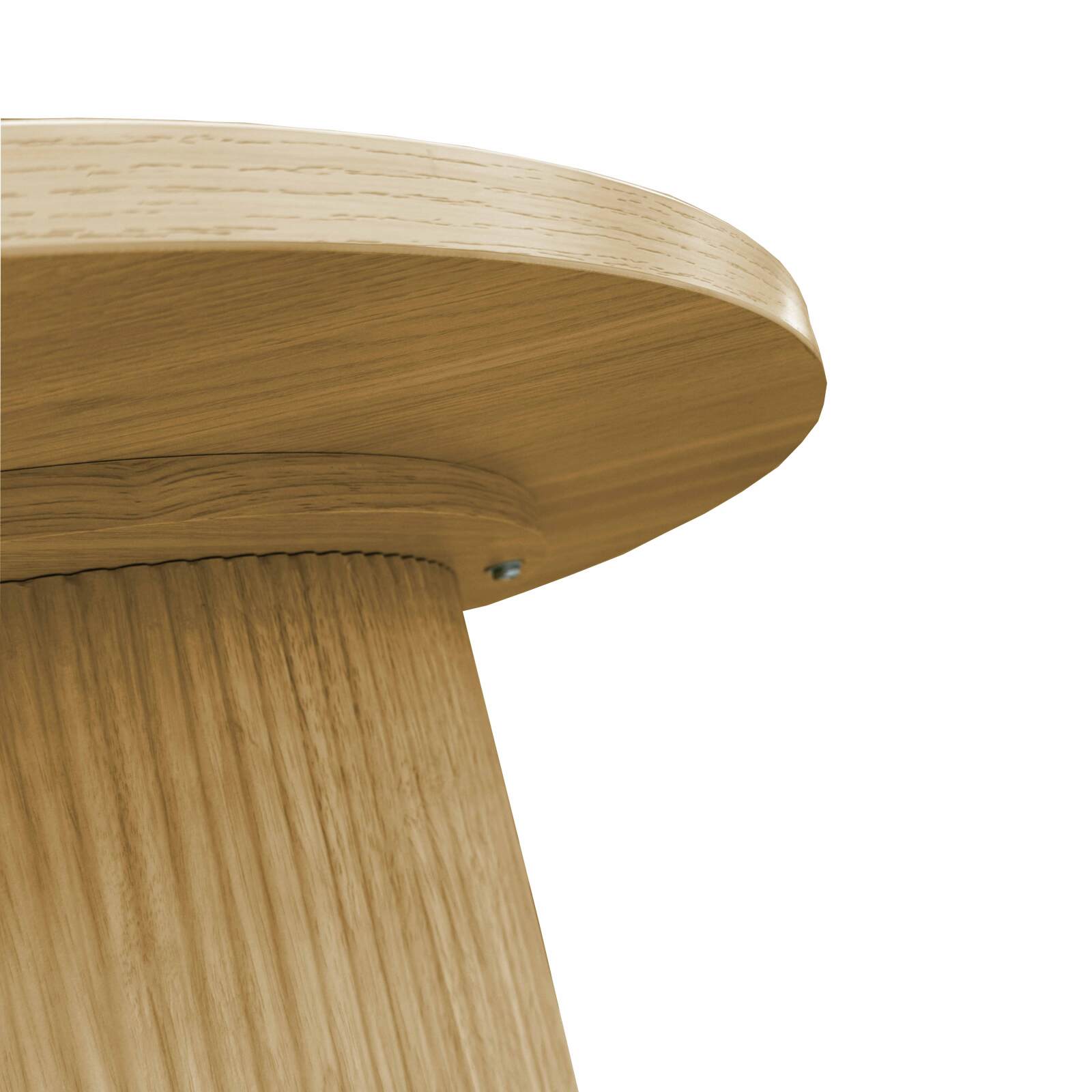 Tavolino da salotto effetto legno FSC® rotonda 70 x 70 x 45 cm