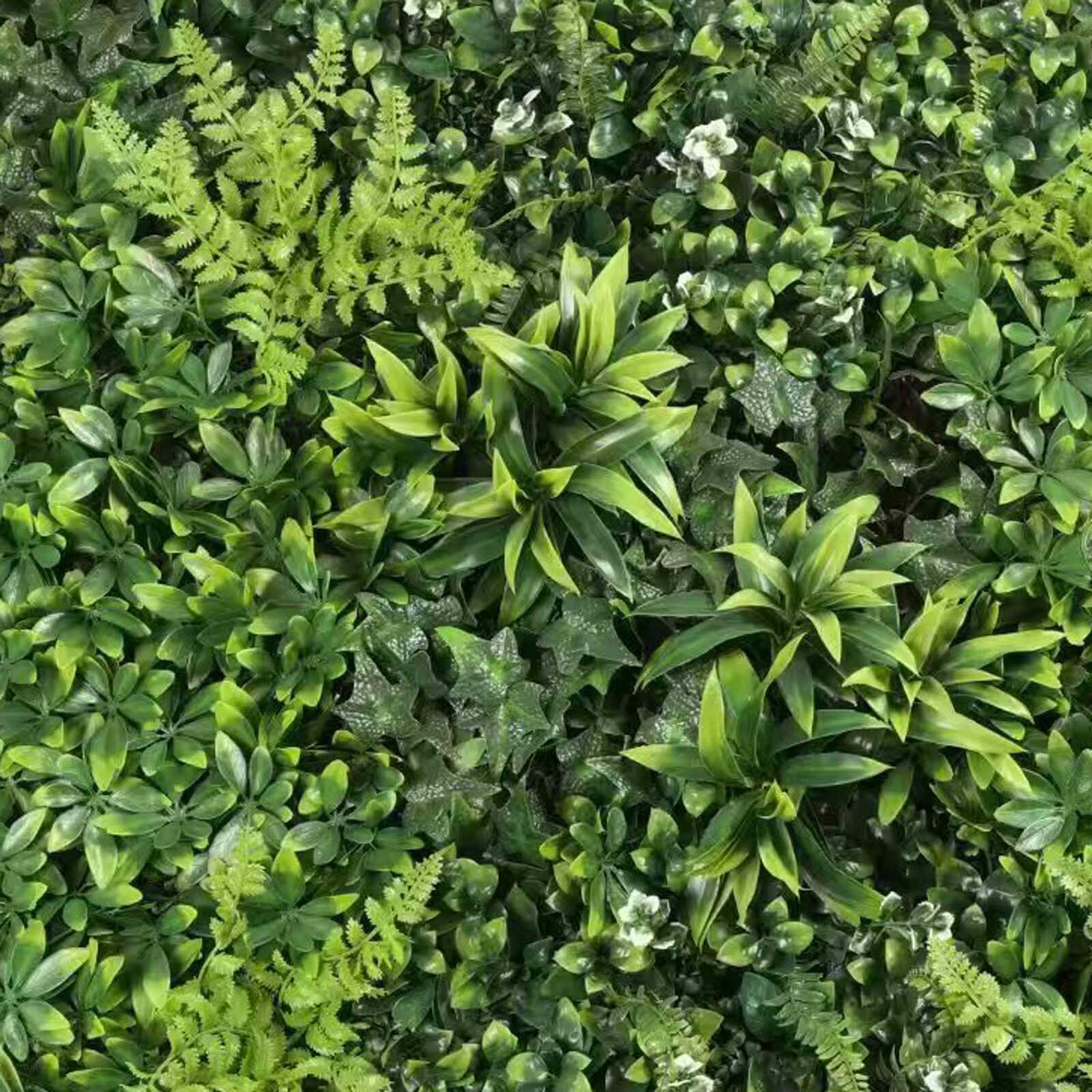 Parete verde artificiale elegante di alta qualità per interni ed esterni 100x100 cm