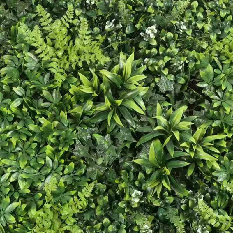 Parete verde artificiale elegante di alta qualità per interni ed esterni 100x100 cm