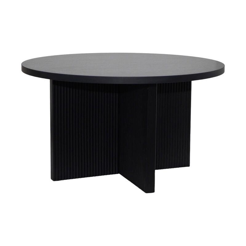 Tavolino da salotto effetto legno rotondo  Ø80 x 45 cm