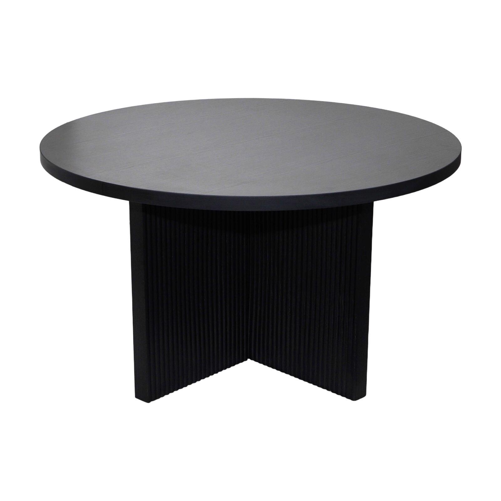 Tavolino da salotto effetto legno rotondo  Ø80 x 45 cm