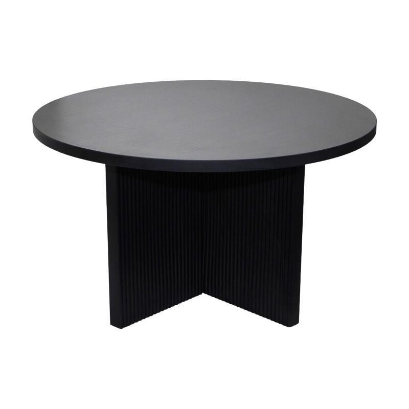 Tavolino da salotto effetto legno rotondo  Ø80 x 45 cm (3/6)