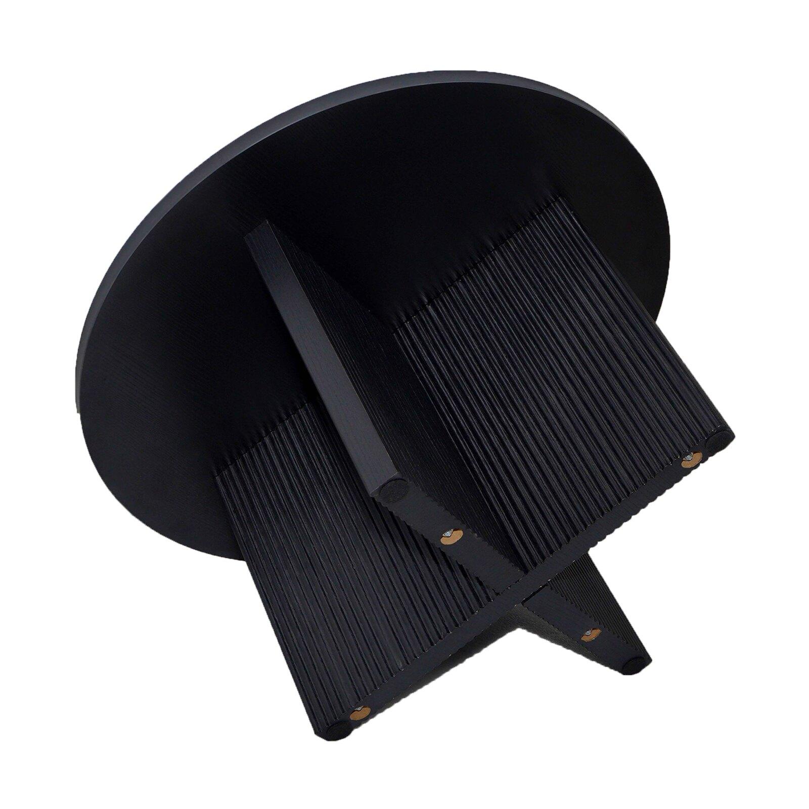 Tavolino da salotto effetto legno rotondo  Ø80 x 45 cm