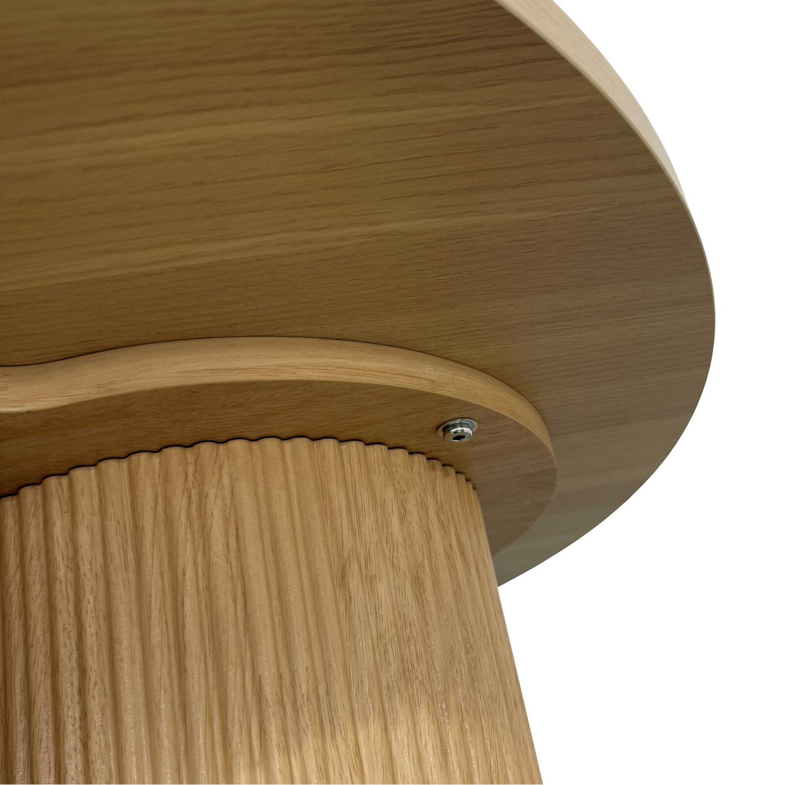 Tavolino da salotto effetto legno rotondo  Ø80 x 45 cm