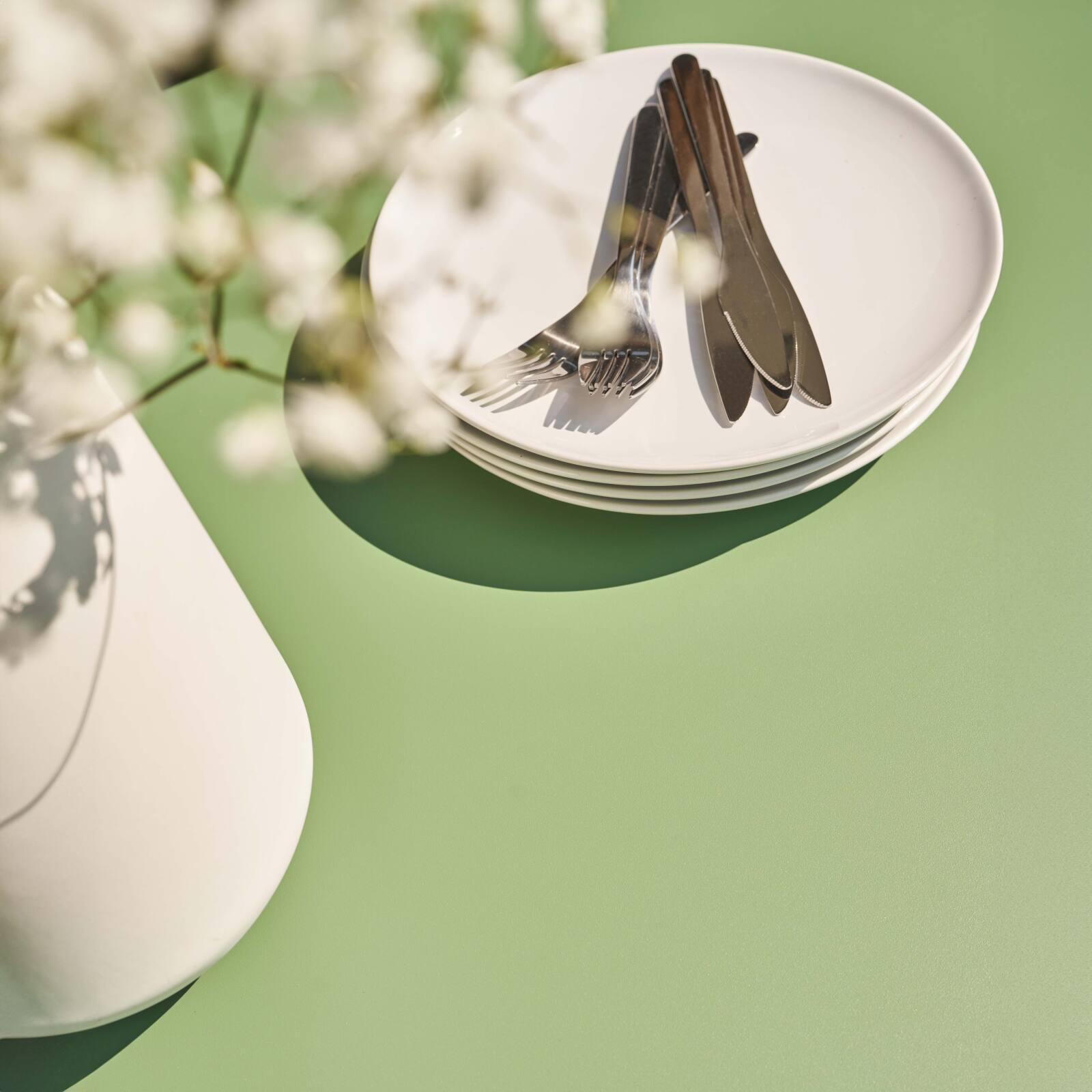 Tavolo da giardino rettangolare 180 x 90 cm e 8 sedie in metallo