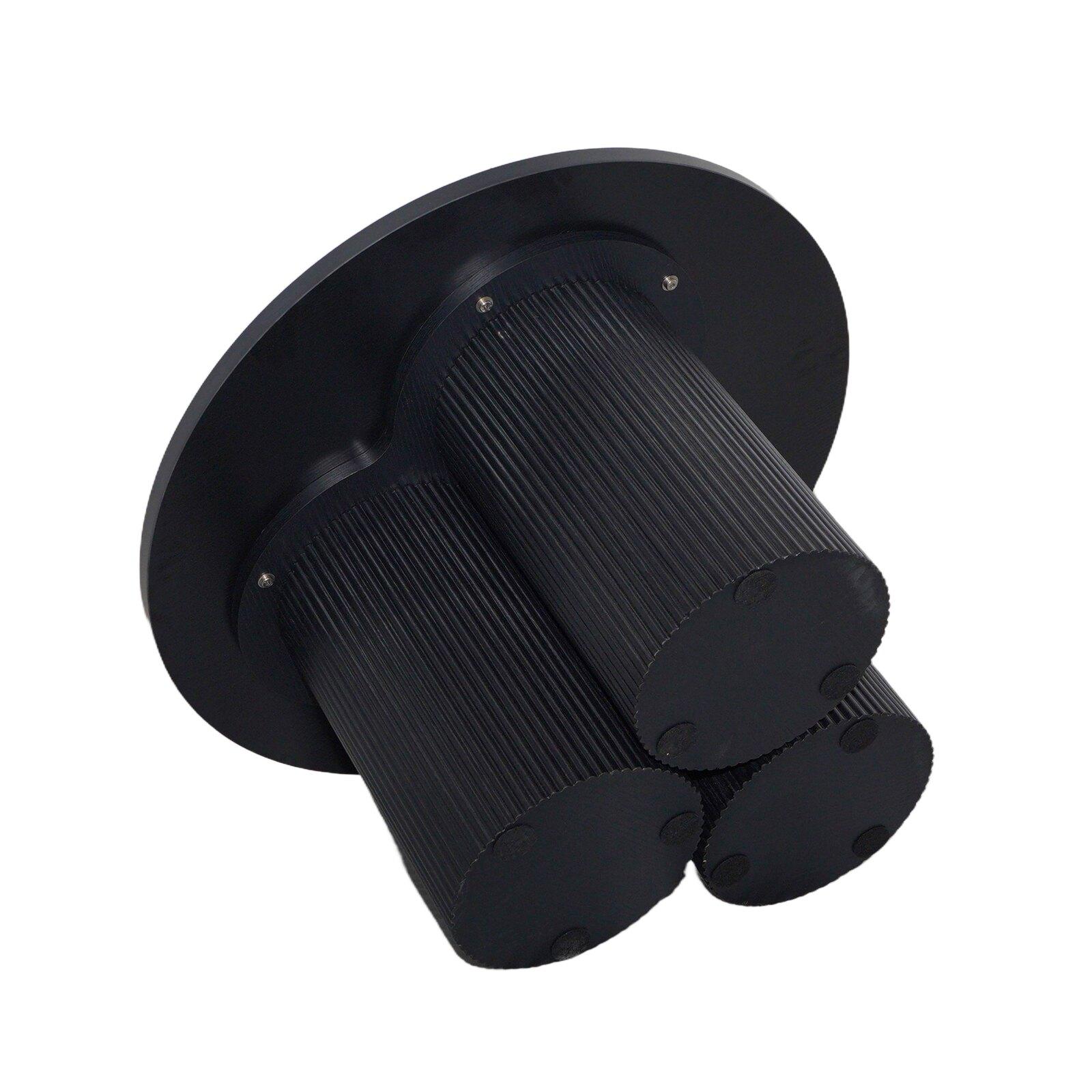 Tavolino da salotto effetto legno rotondo  Ø80 x 45 cm