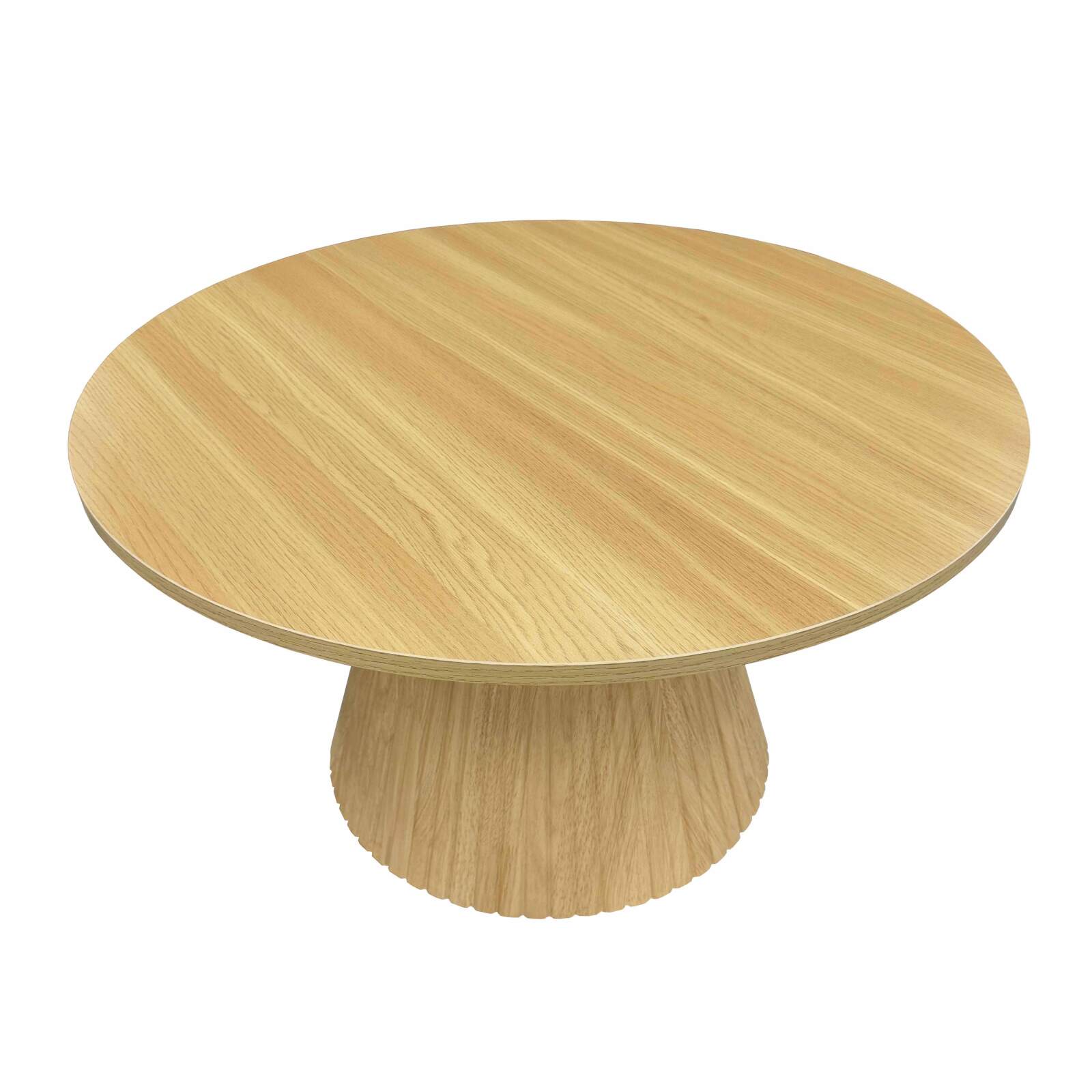 Tavolino da salotto effetto legno rotondo  Ø80 x 45 cm