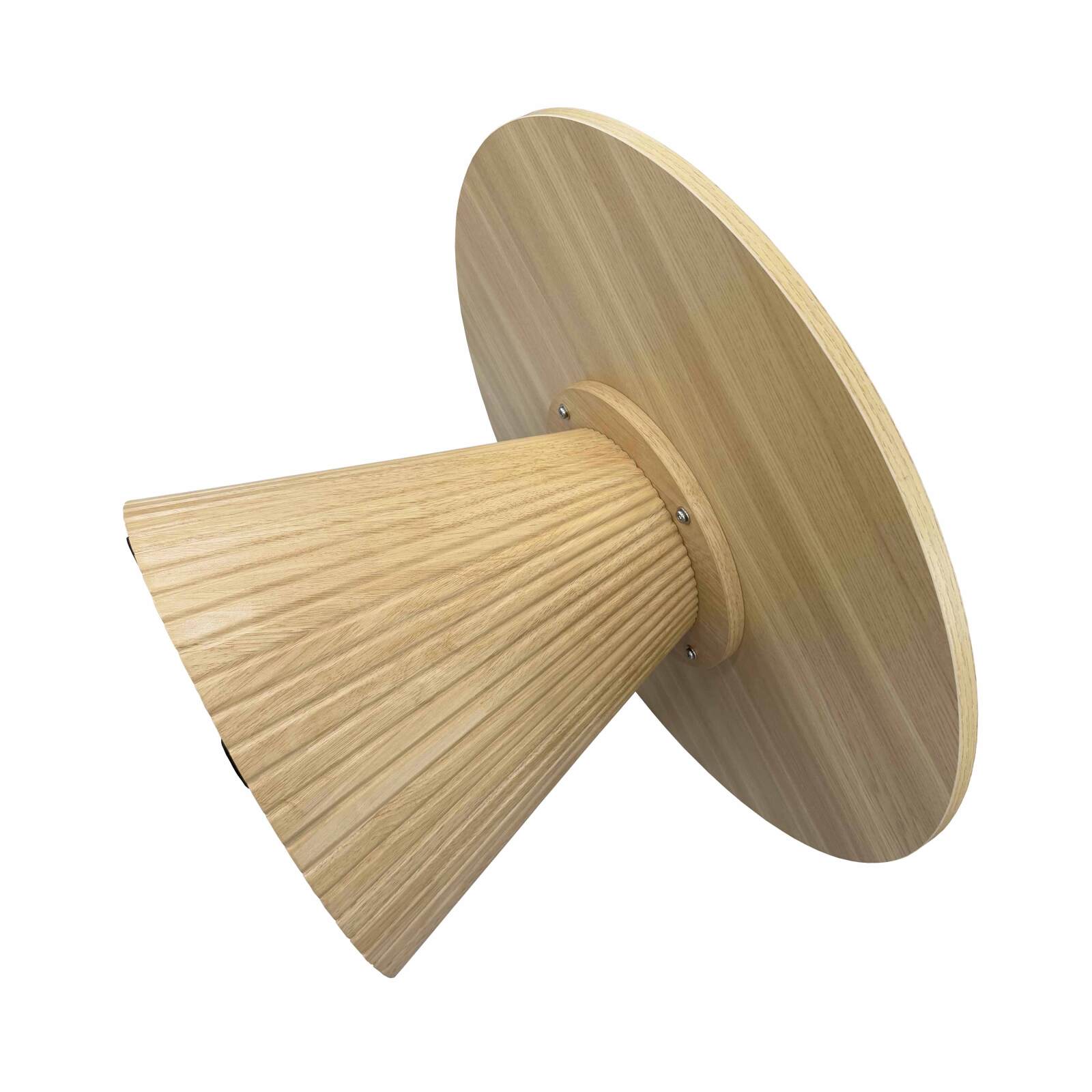 Tavolino da salotto effetto legno rotondo  Ø80 x 45 cm