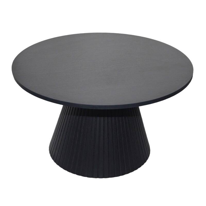 Tavolino da salotto effetto legno rotondo  Ø80 x 45 cm