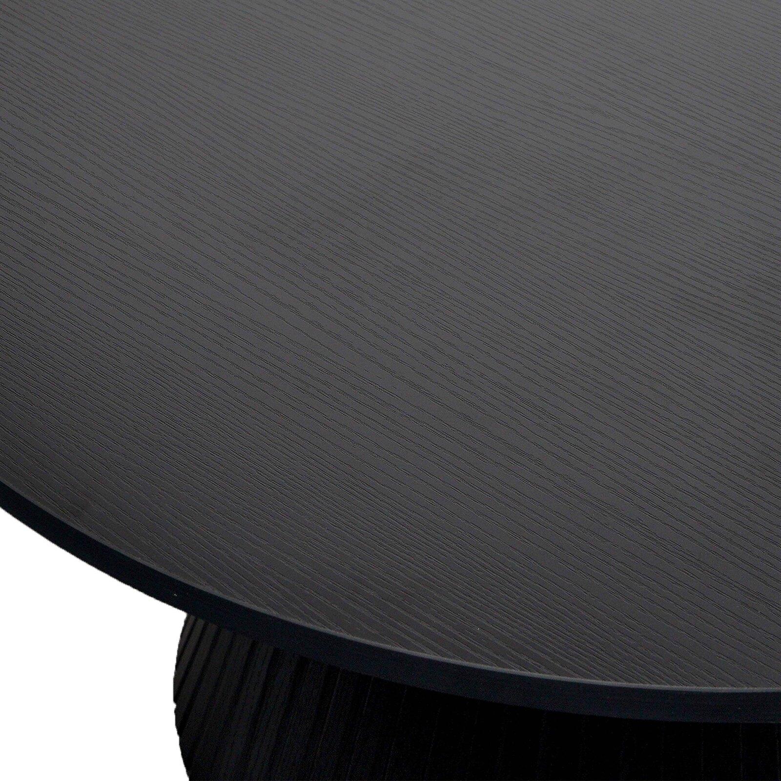 Tavolino da salotto effetto legno rotondo  Ø80 x 45 cm