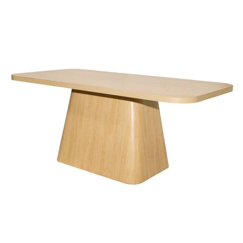Tavolo da pranzo effetto legno FSC® MIX per 4 persone