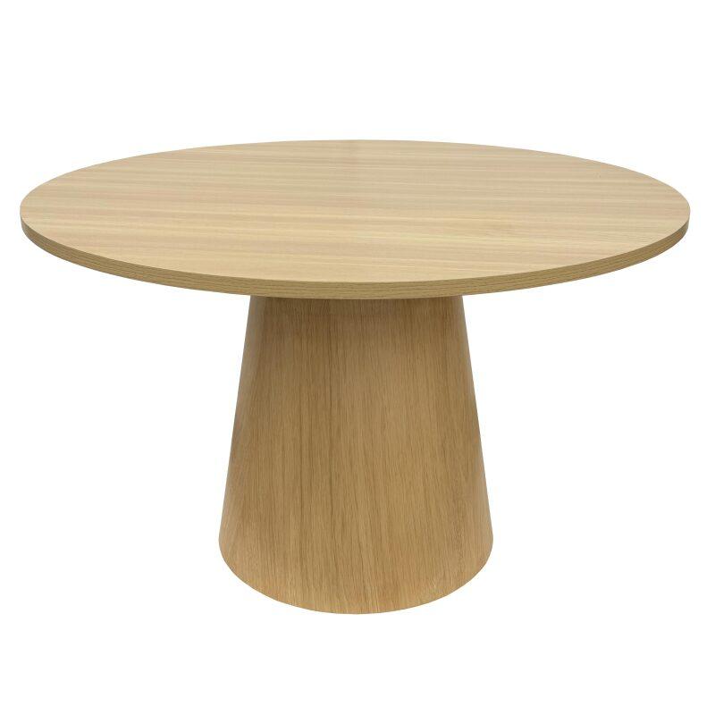 Tavolo da pranzo rotondo effetto legno FSC® MIX per 4 persone