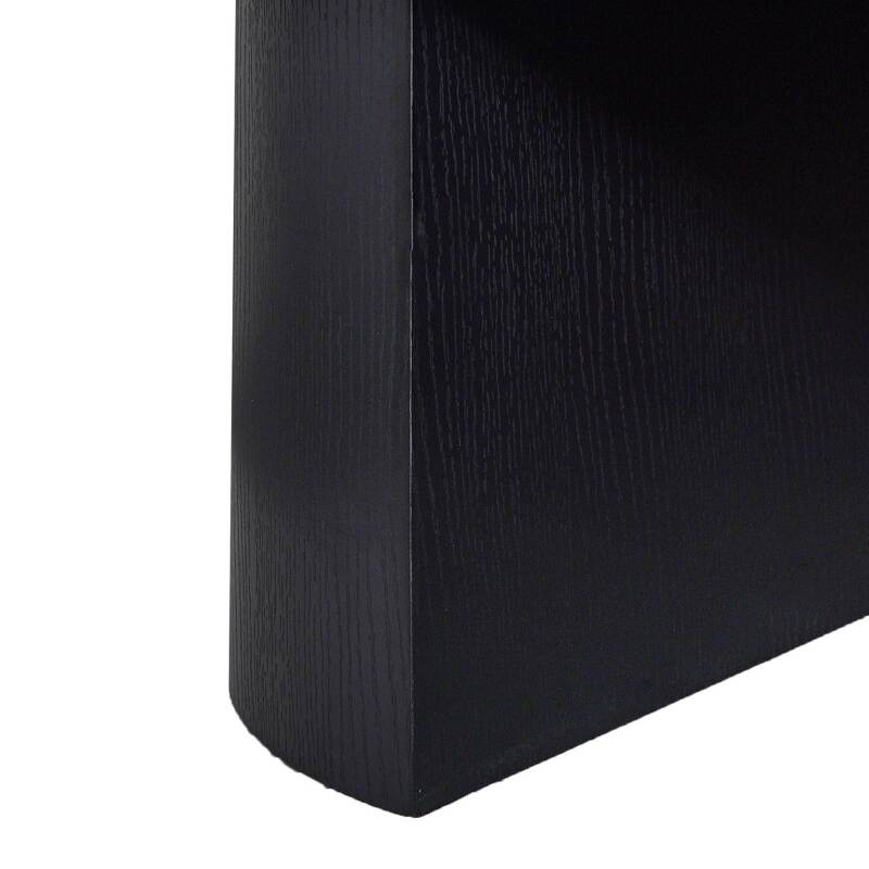 Tavolino de salotto effetto legno ovale 120x70x35 cm