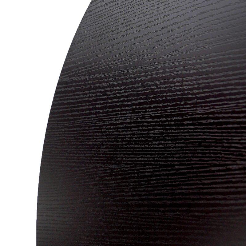 Tavolino de salotto effetto legno ovale 120x70x35 cm