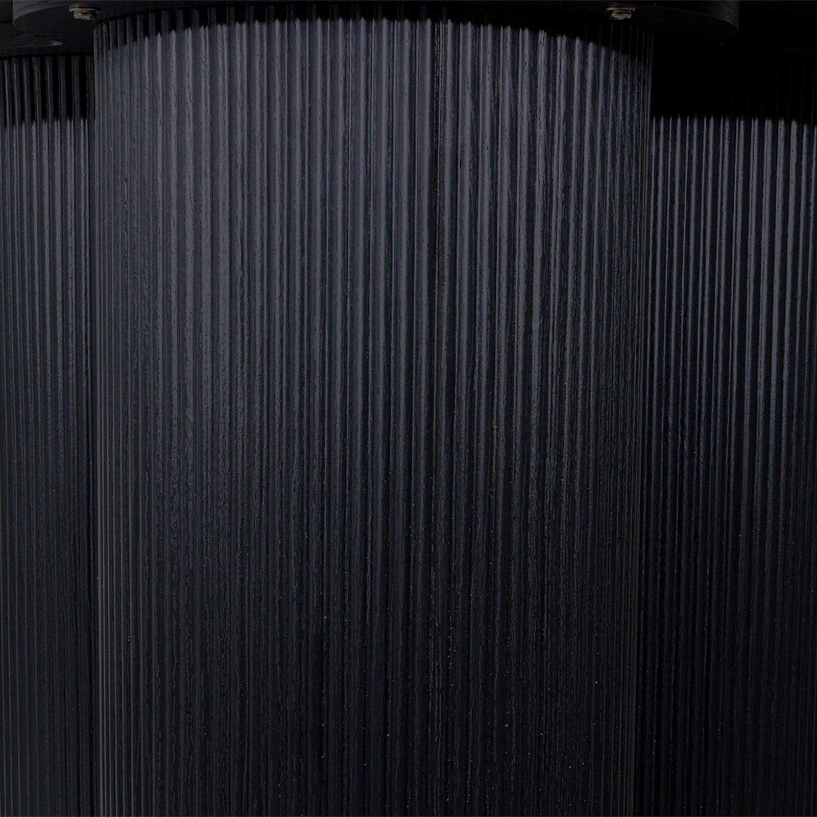 Tavolo da pranzo rotondo effetto legno per 4 persone