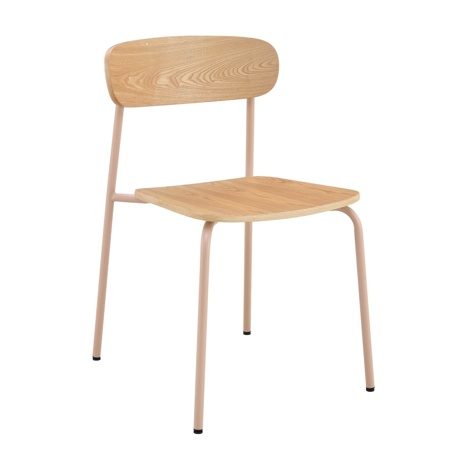 Set di 2 sedie in metallo e legno