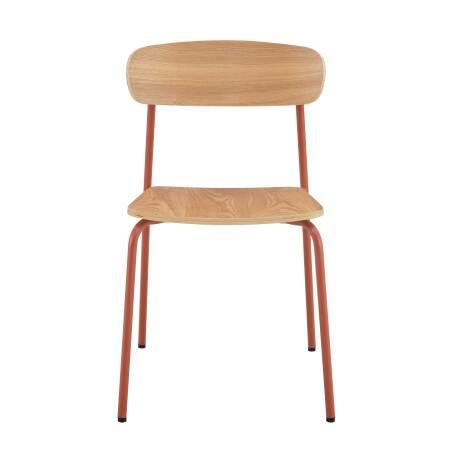 Set di 2 sedie in metallo e legno (2/6)