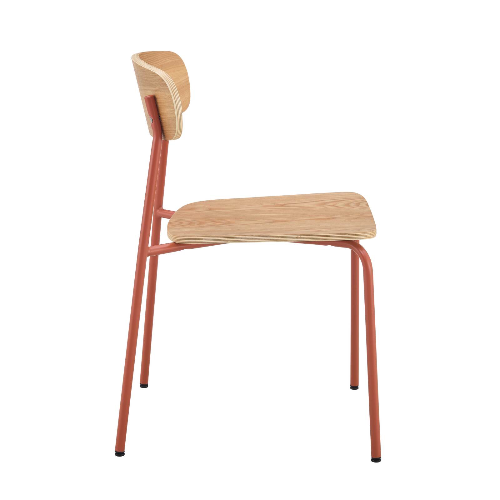 Set di 2 sedie in metallo e legno