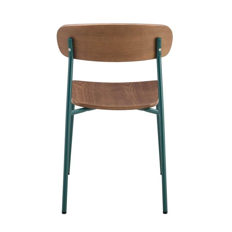 Set di 2 sedie in metallo e legno (5/7)