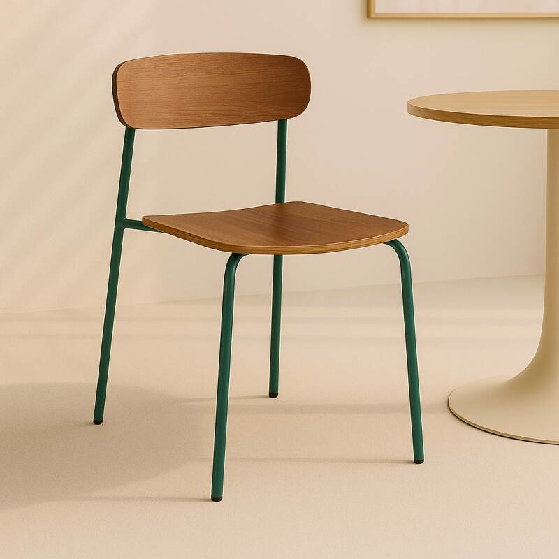 Set di 2 sedie in metallo e legno (3/9)