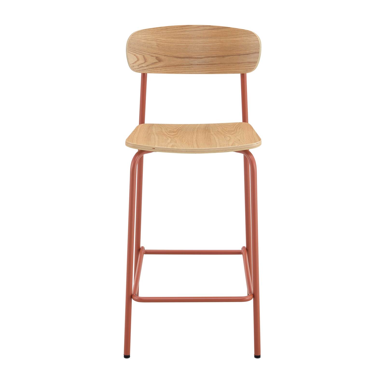 Set di 2 seggioloni in metallo e legno