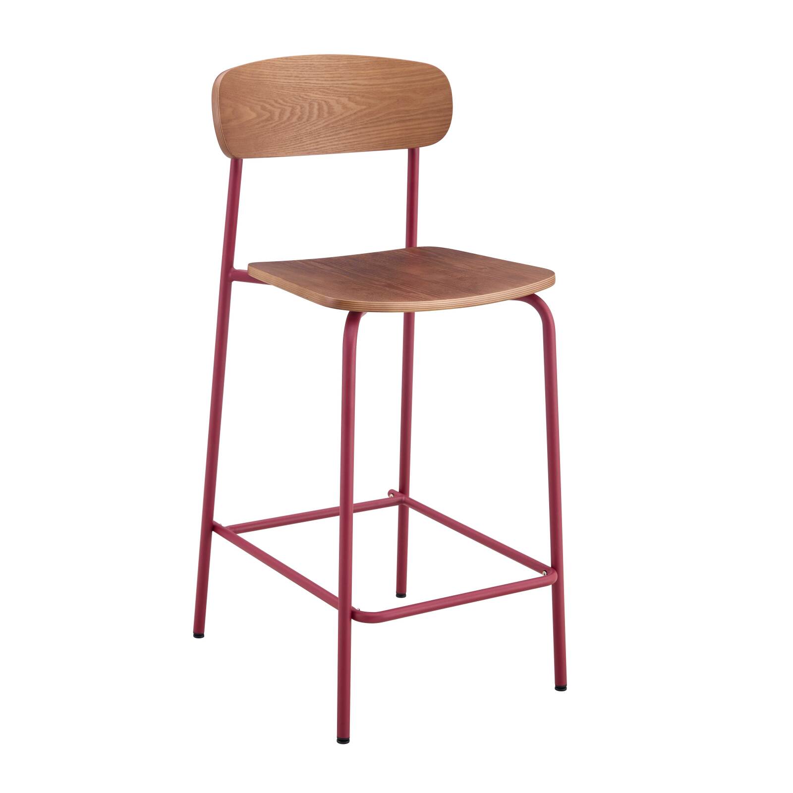 Set di 2 seggioloni in metallo e legno