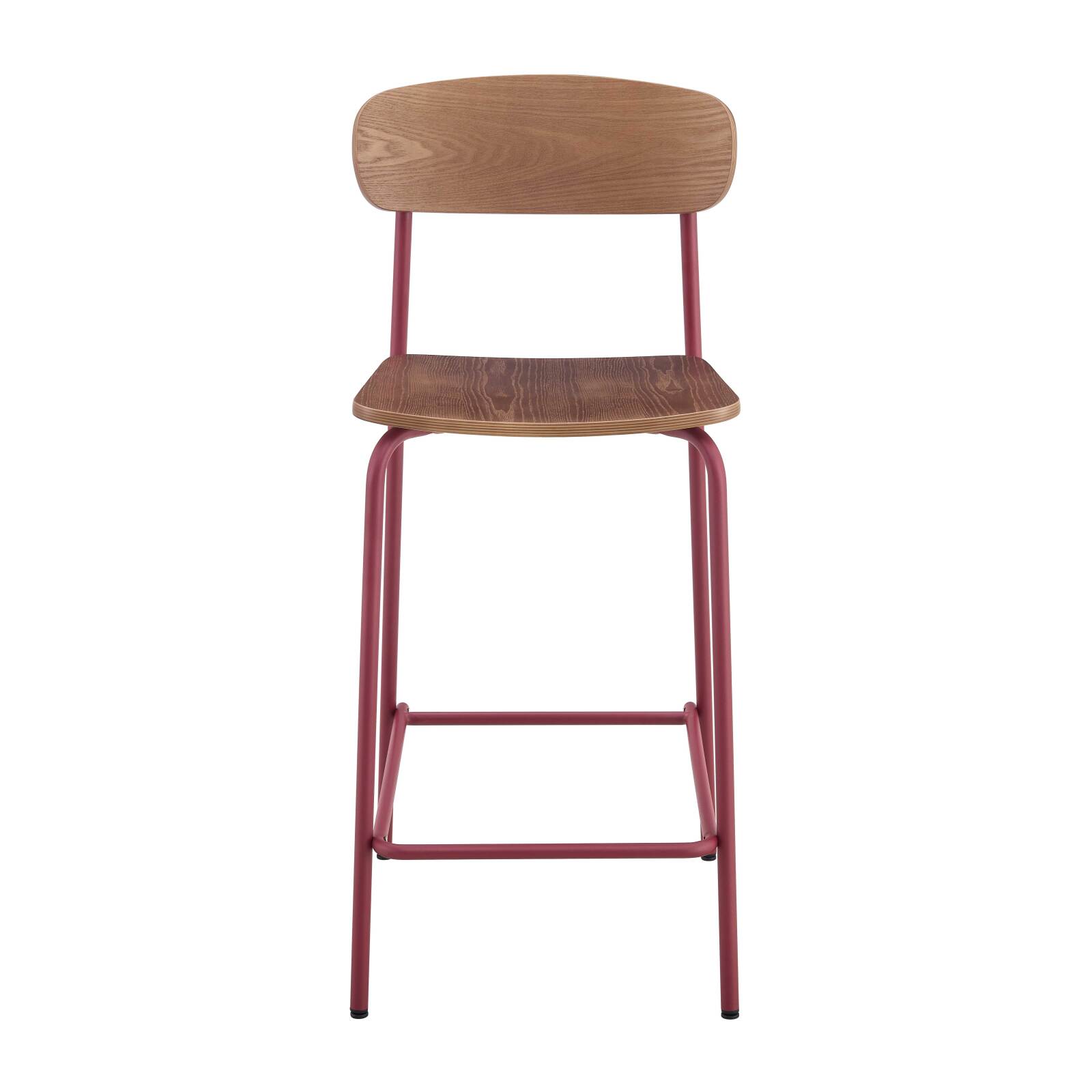 Set di 2 seggioloni in metallo e legno