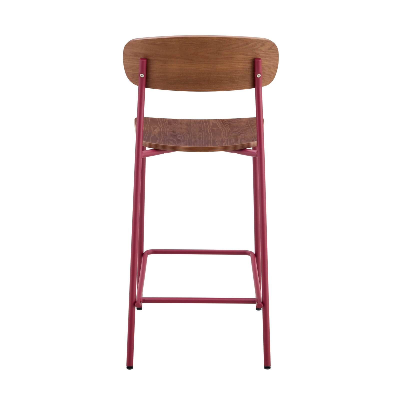 Set di 2 seggioloni in metallo e legno