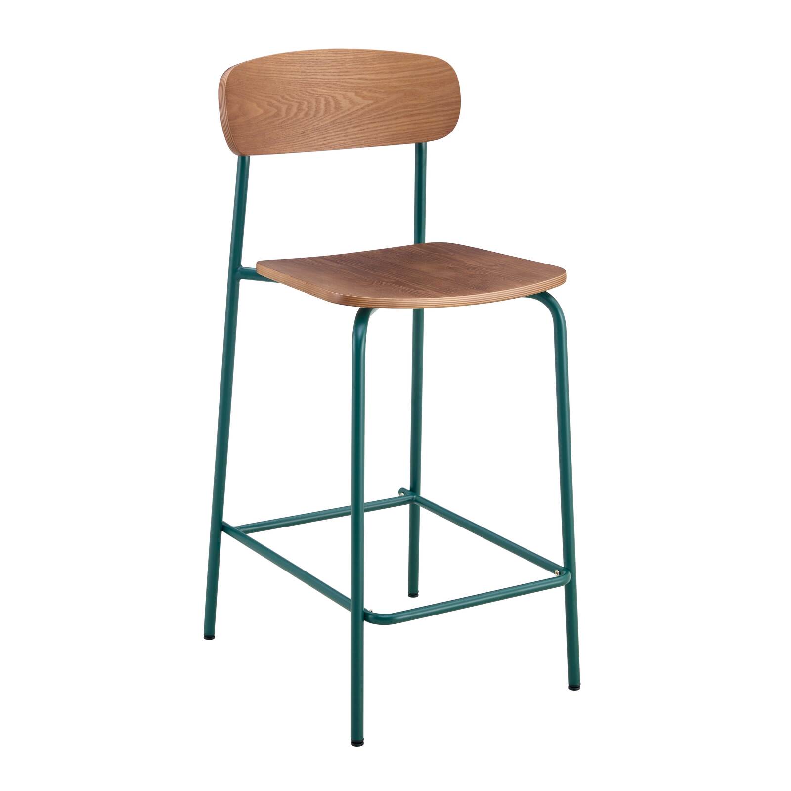 Set di 2 seggioloni in metallo e legno