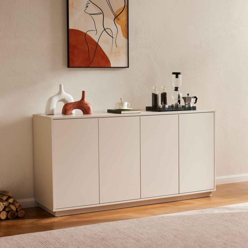 Buffet semplice con 4 ante, 160 cm