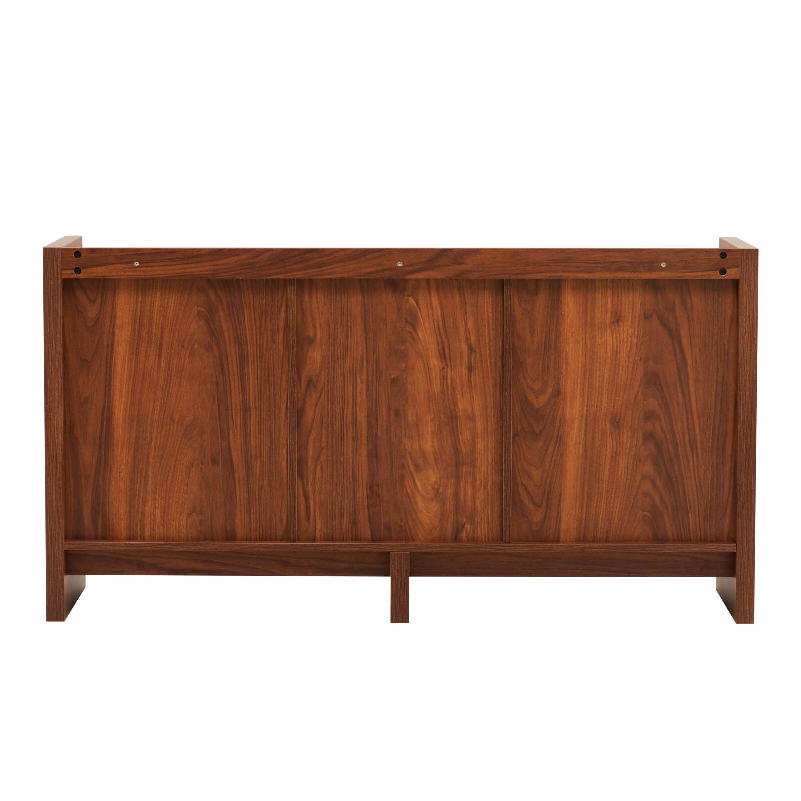 Buffet effetto legno con 3 ante, 140 cm