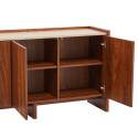 Buffet effetto legno con 3 ante, 140 cm