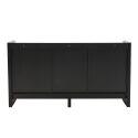 Buffet effetto legno con 3 ante, 140 cm