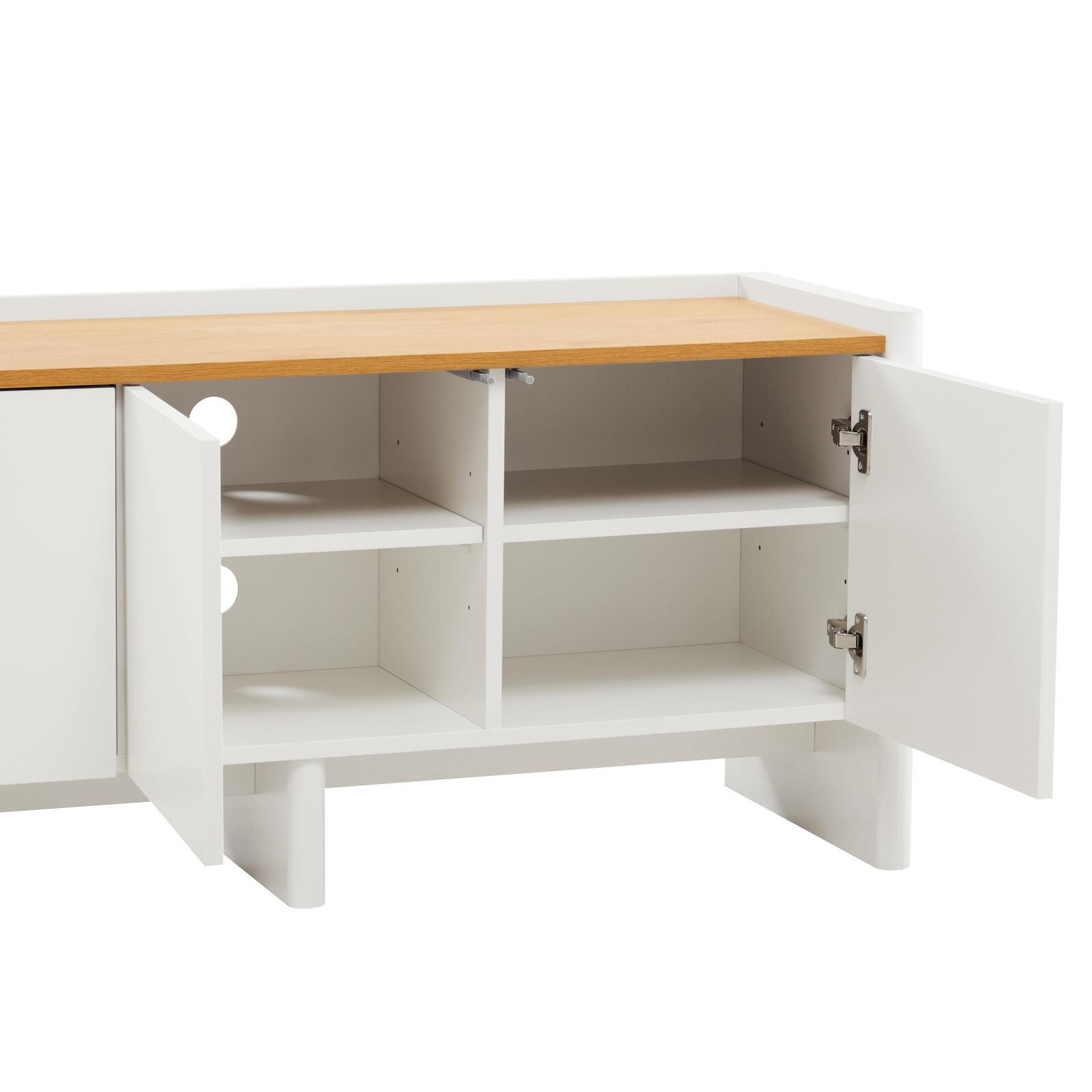 Mobile TV semplice da 120 cm in stile minimalista retrò