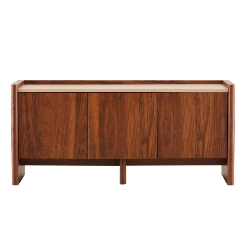 Mobile TV effetto legno da 120 cm in stile elegante (4/8)