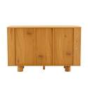 Buffet effetto legno con 3 ante, 120 cm