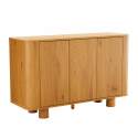 Buffet effetto legno con 3 ante, 120 cm