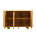 Buffet effetto legno con 3 ante, 120 cm
