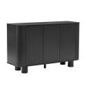 Buffet effetto legno con 3 ante, 120 cm