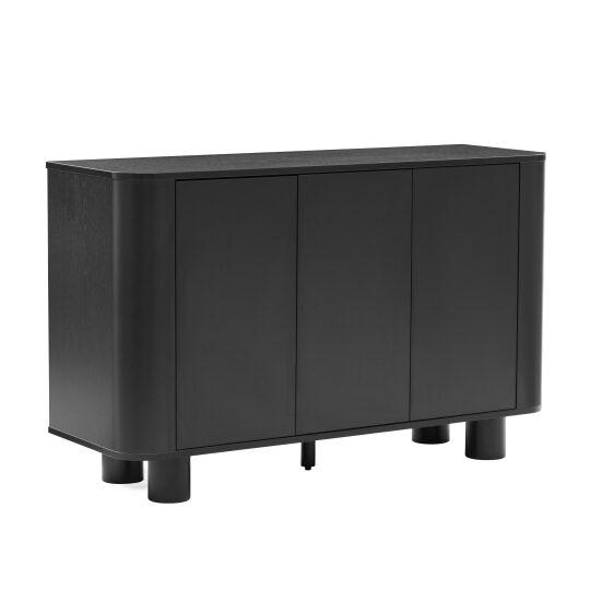 Buffet effetto legno con 3 ante, 120 cm | Oviala