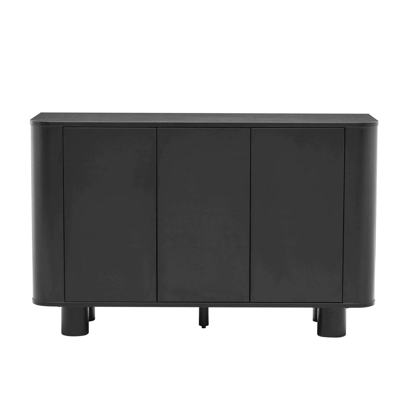 Buffet effetto legno con 3 ante, 120 cm