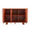 Buffet arancione con 3 ante, 120 cm