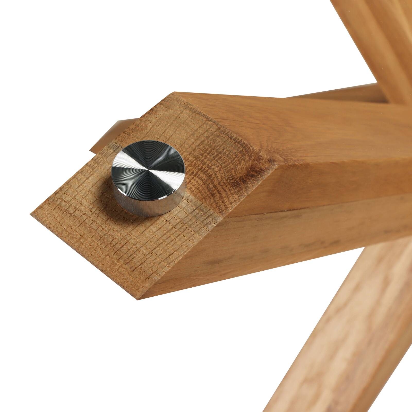 Tavolo da pranzo rotondo in vetro per 6 persone