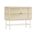 Buffet in metallo e vetro 2 ante 110 cm
