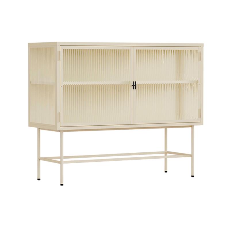 Buffet in metallo e vetro 2 ante 110 cm