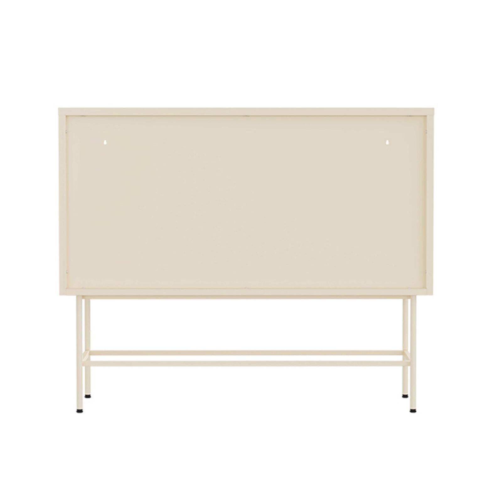 Buffet in metallo e vetro 2 ante 110 cm