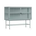 Buffet in metallo e vetro 2 ante 110 cm