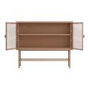Buffet in metallo e vetro 2 ante 110 cm