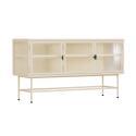 Buffet in metallo e vetro 3 ante 120 cm