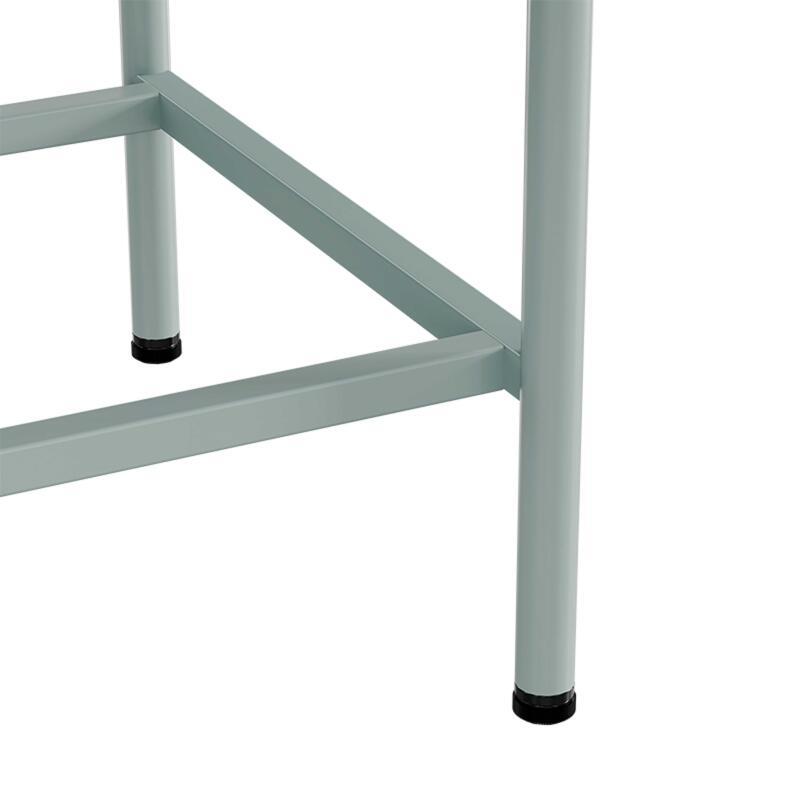 Buffet in metallo e vetro 3 ante 120 cm (6/8)